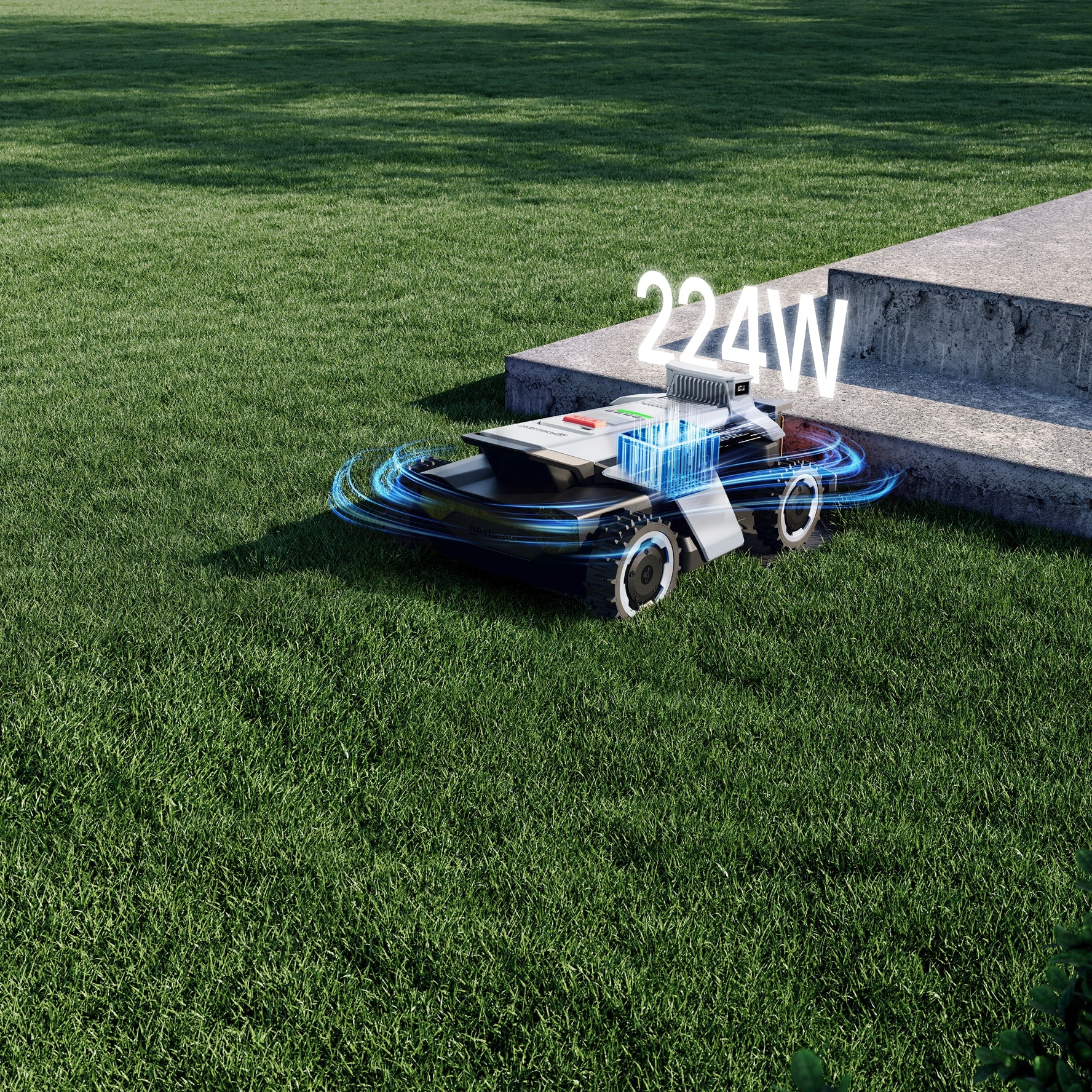 <p>224 W laddning minskar stilleståndstiden och ger upp till 900 m² per laddning med ≤ 75 minuters uppladdning.⁴</p>
