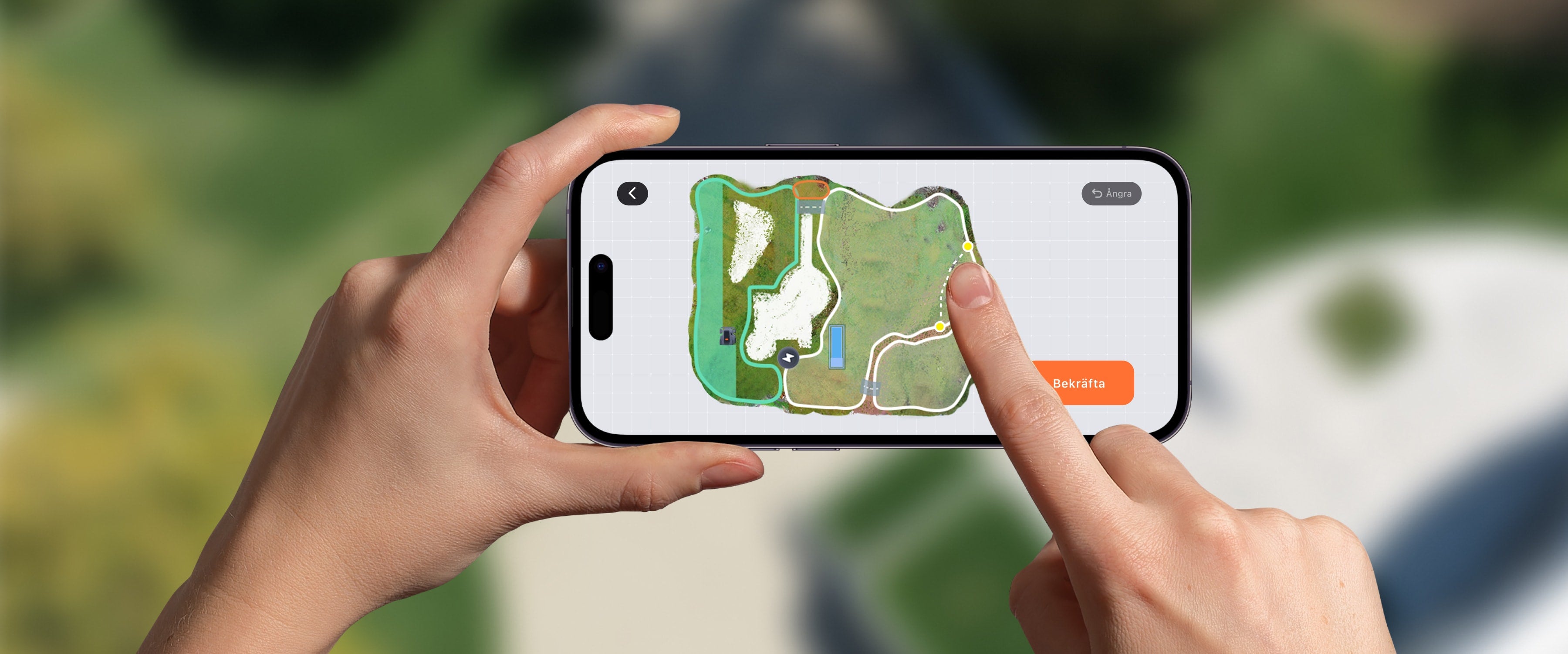 <p>GeoSketch™ levererar kartor över verkliga scener med intuitiv, visuell kantjustering.</p>