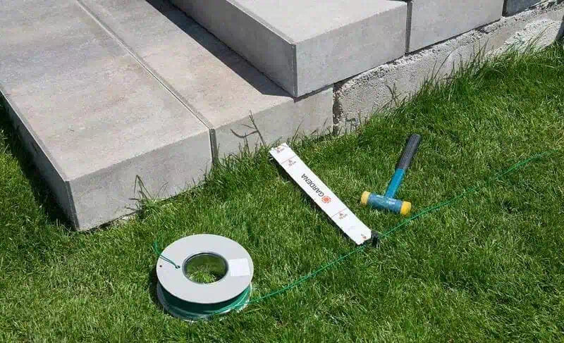 Materials needed for laying boundary wires
