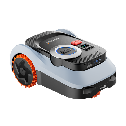 Navimow i105E robotgräsklippare klipper gräsmattan på ett mycket effektivt sätt.