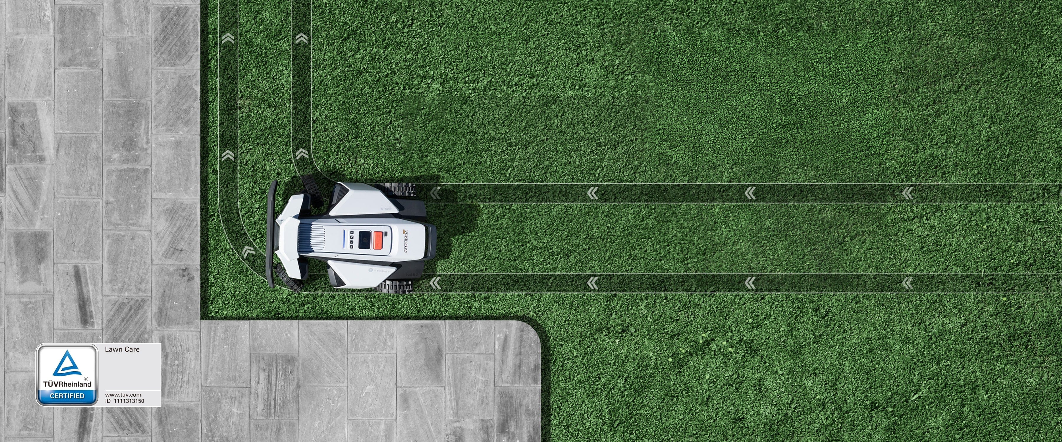 <p>Oberoende excentriförstyrd framhjulsdrift möjliggör smidig, flexibel svängning på alla ytor.</p>