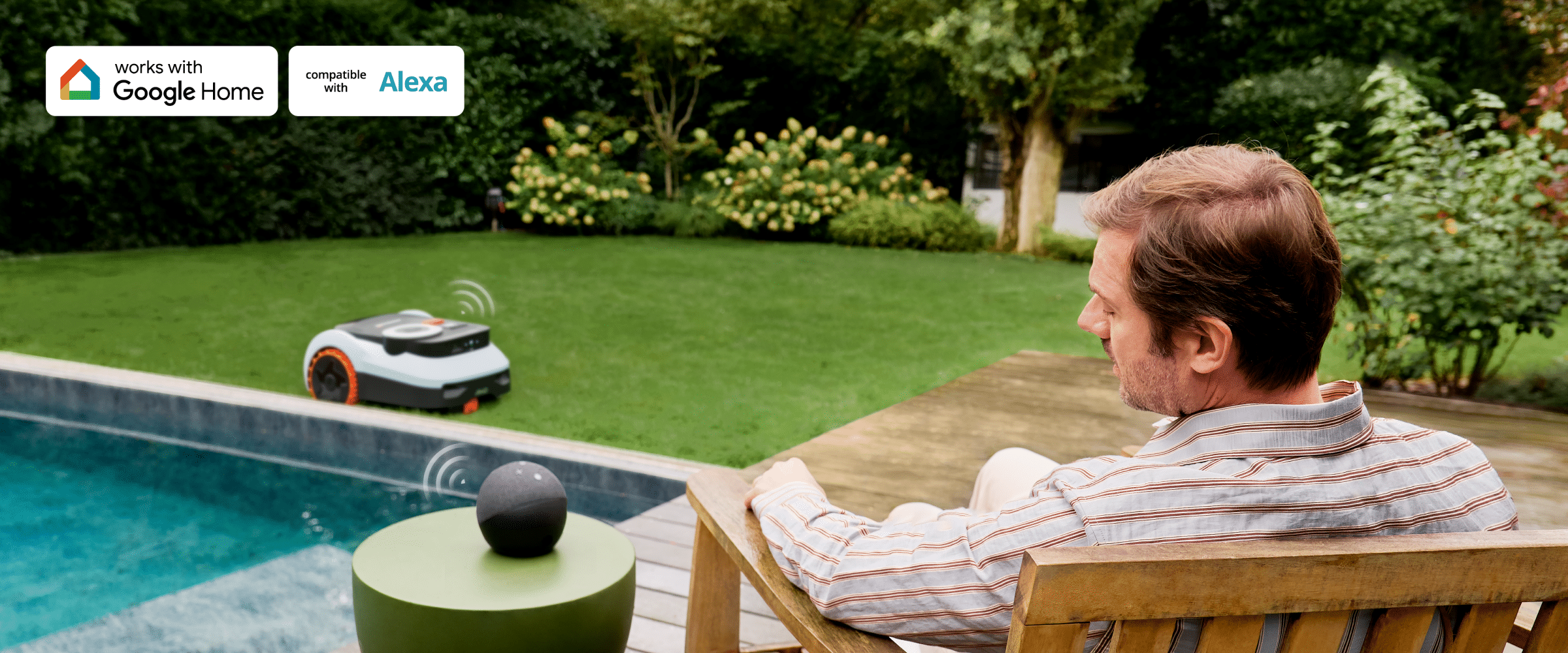 <p>andsfree-styrning via Alexa eller Google Home.</p>