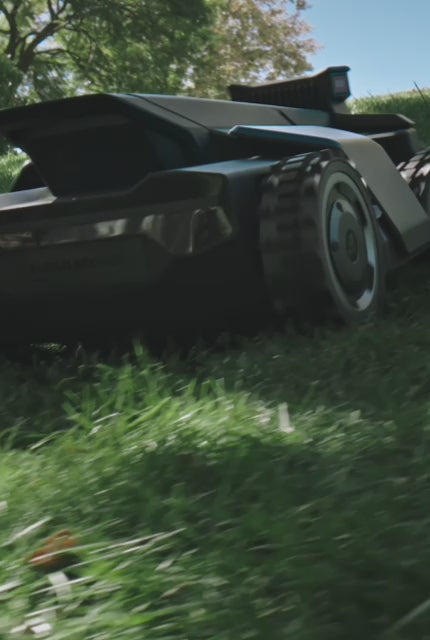 Fyrhjulsdrivna robotgräsklippare (AWD) för branta sluttningar.